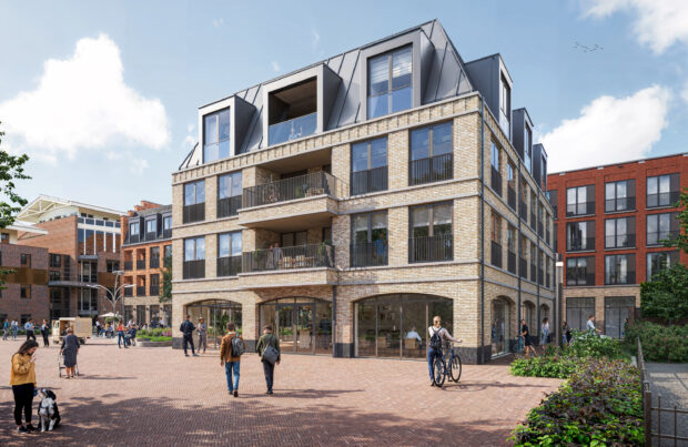 Nieuwbouwproject De Burchtwaarde Wijchen vooraanzicht