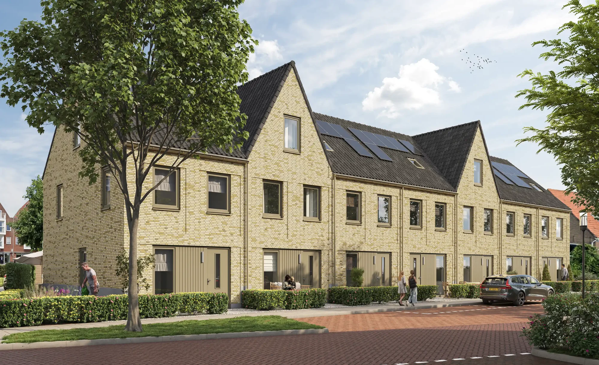 Afbeelding van nieuwbouwproject Vredehof fase 1 in Spijkenisse