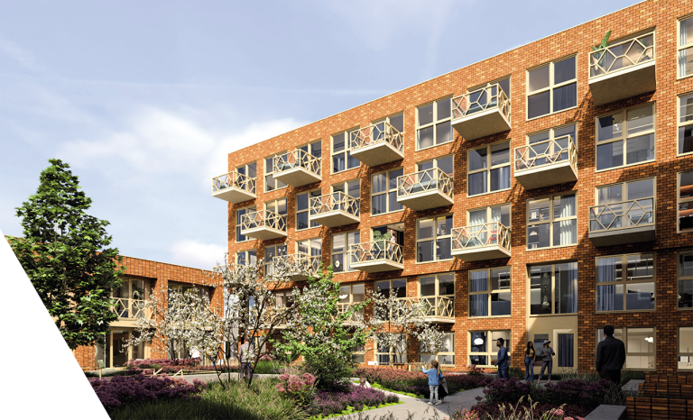 Afbeelding van nieuwbouwproject De Wybert in Hilversum