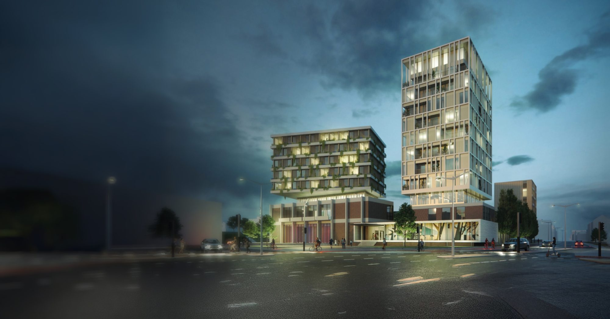 Afbeelding van nieuwbouwproject De Schakeling in Hengelo