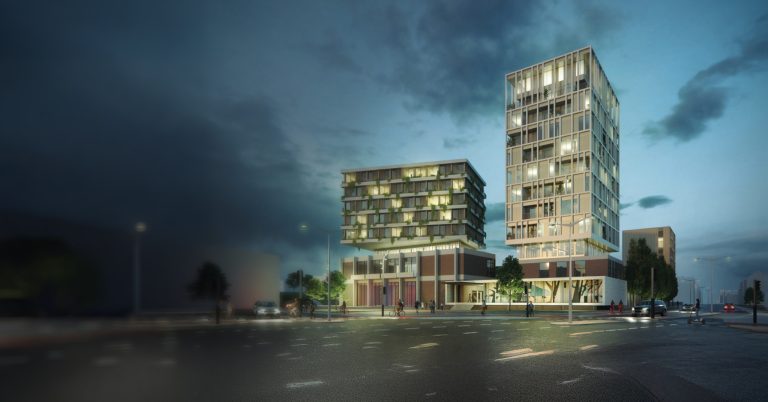 Afbeelding van nieuwbouwproject De Schakeling in Hengelo