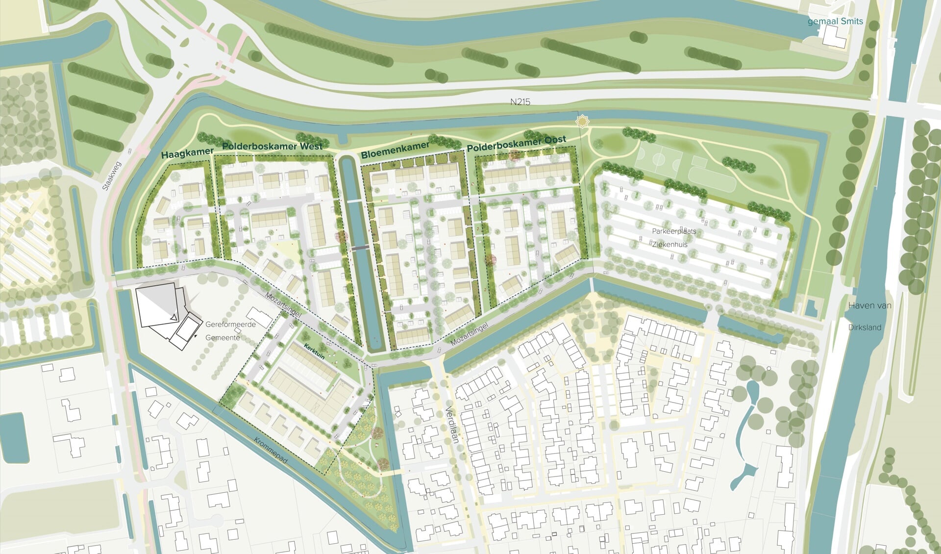 Afbeelding van nieuwbouwproject Kleine Boezem in Dirksland